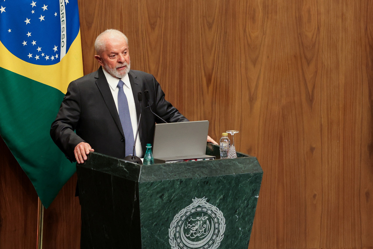 Lula da Silva en El Cairo. Foto: REUTERS.