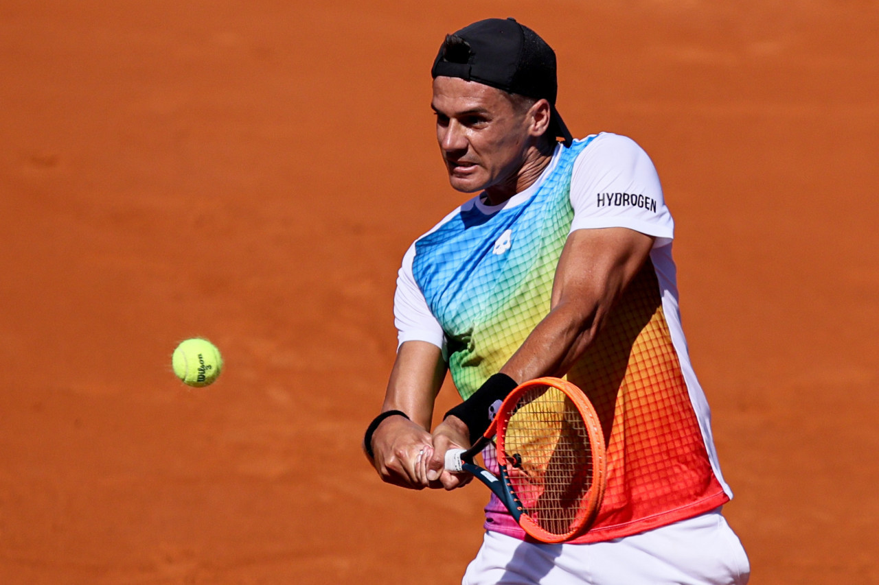 Federico Coria en el Argentina Open. Foto: EFE.