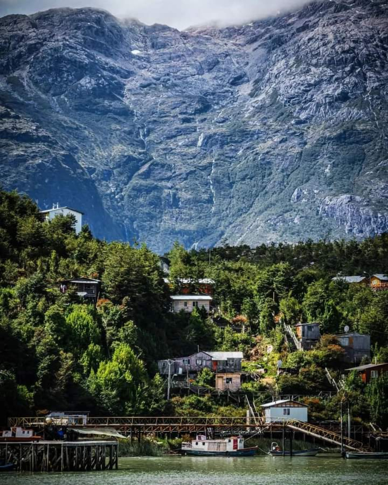 Caleta Tortel, Chile. Foto X.