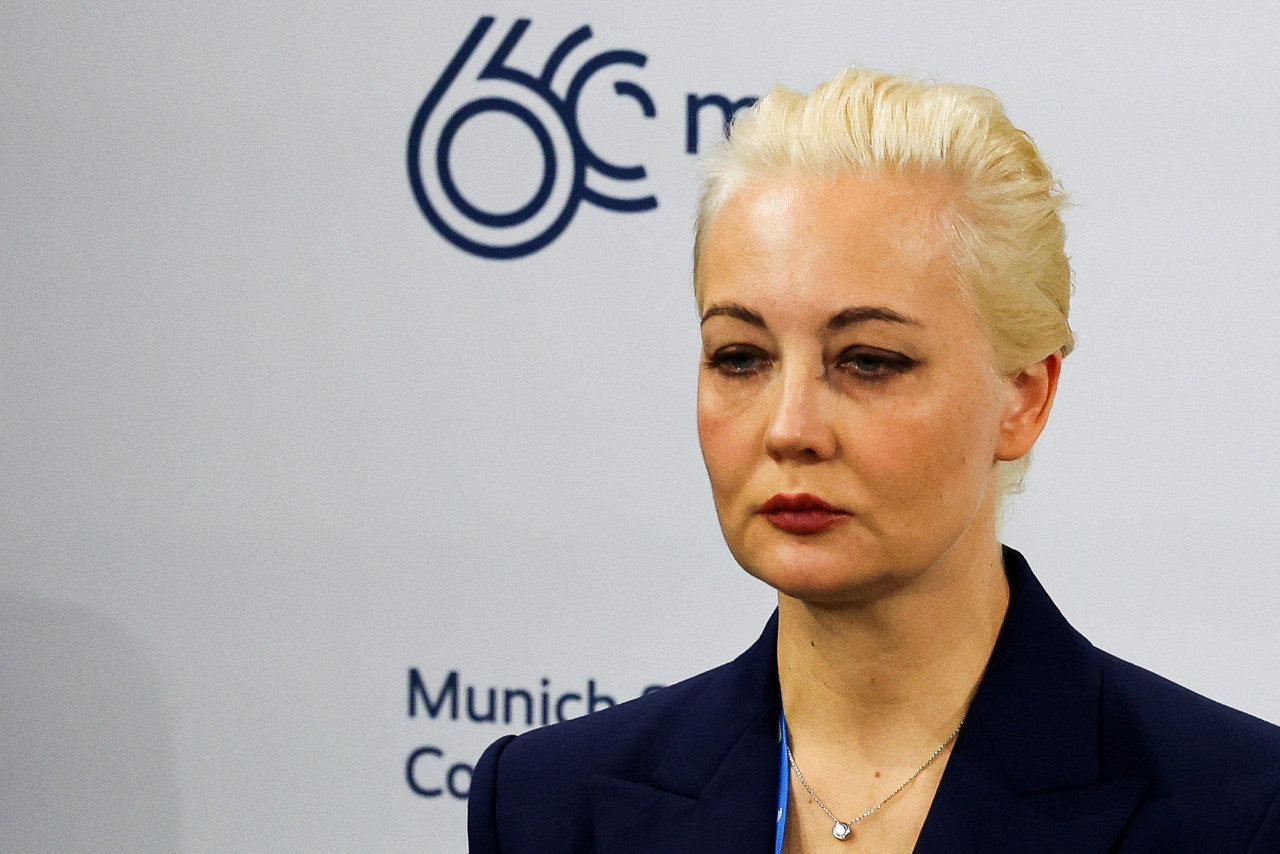 Yulia Navalnaya, esposa de Alexéi Navalny. Foto: REUTERS.