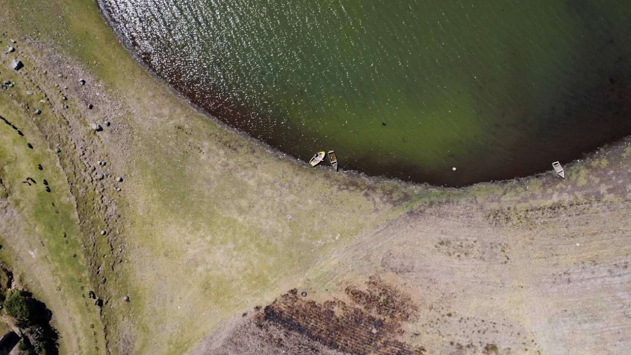 Presa Villa Victoria, parte del sistema Cutzamala, Ciudad de México. Foto: Reuters