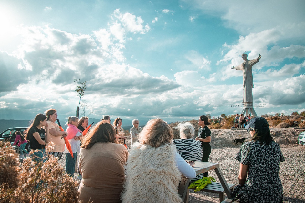 Cristo Redentor de Tupungato. Foto: X @Tupungatoarg.