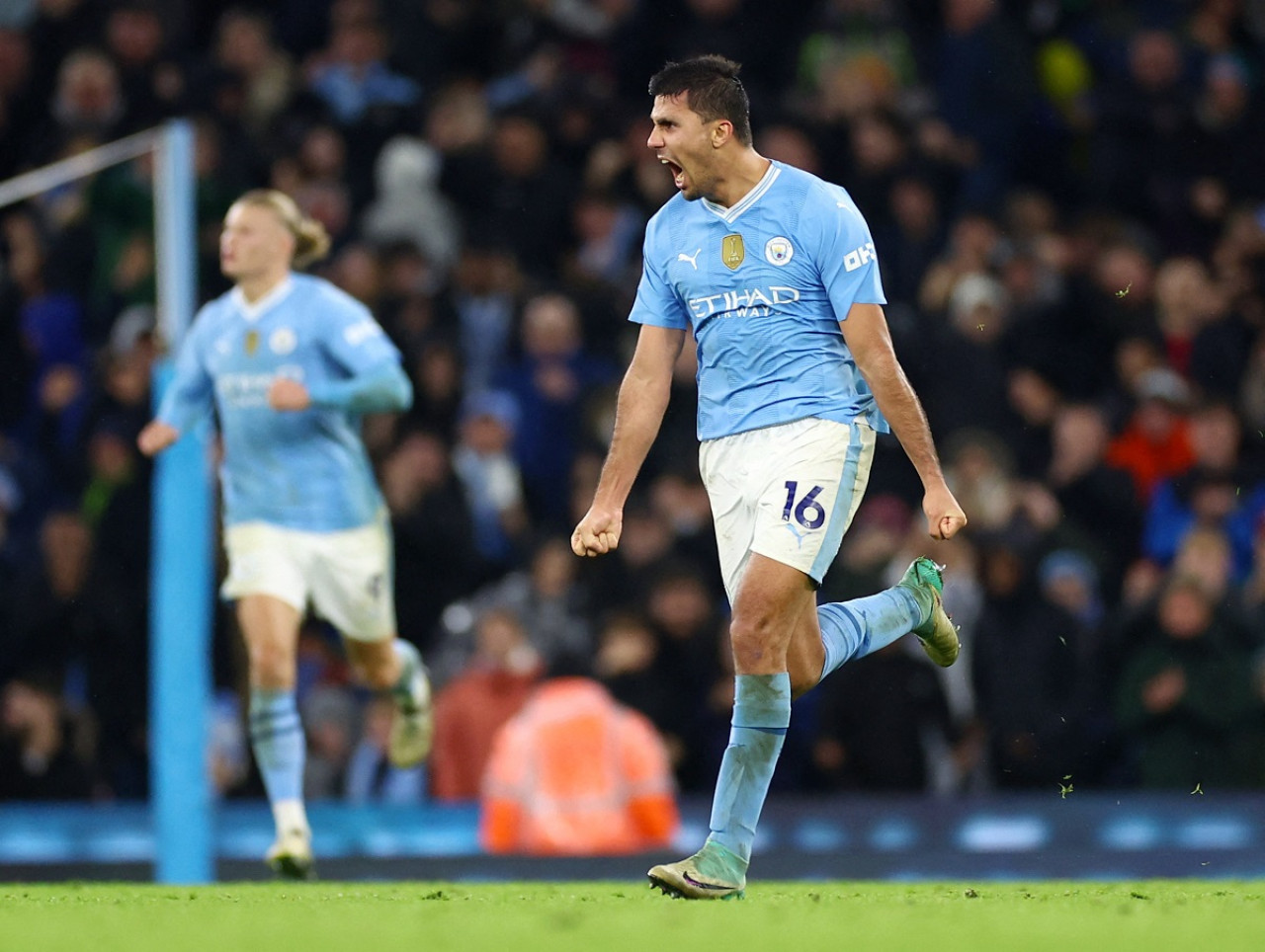 Rodri; Manchester City-Chelsea. Foto: Reuters.