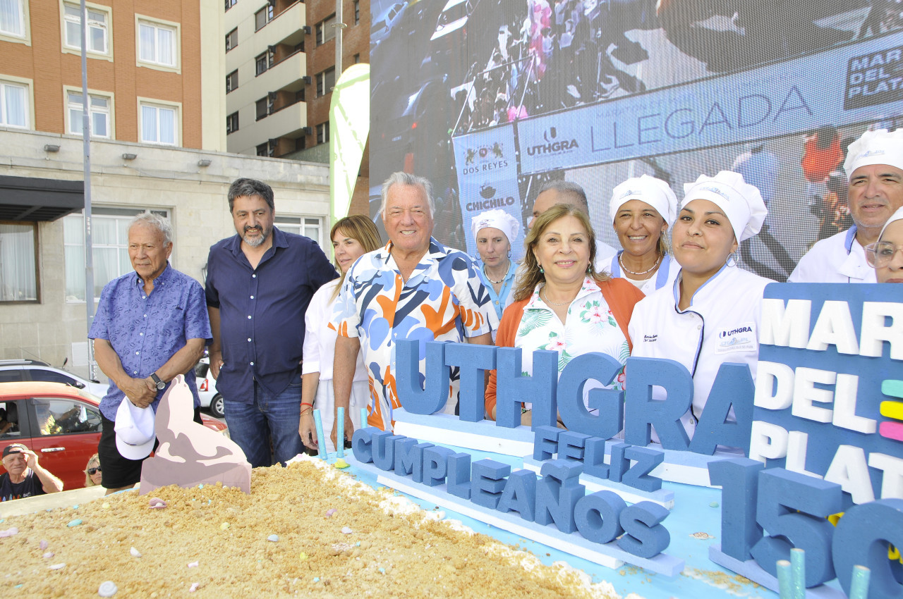 Maratón de mozos y camareras. Foto: Télam