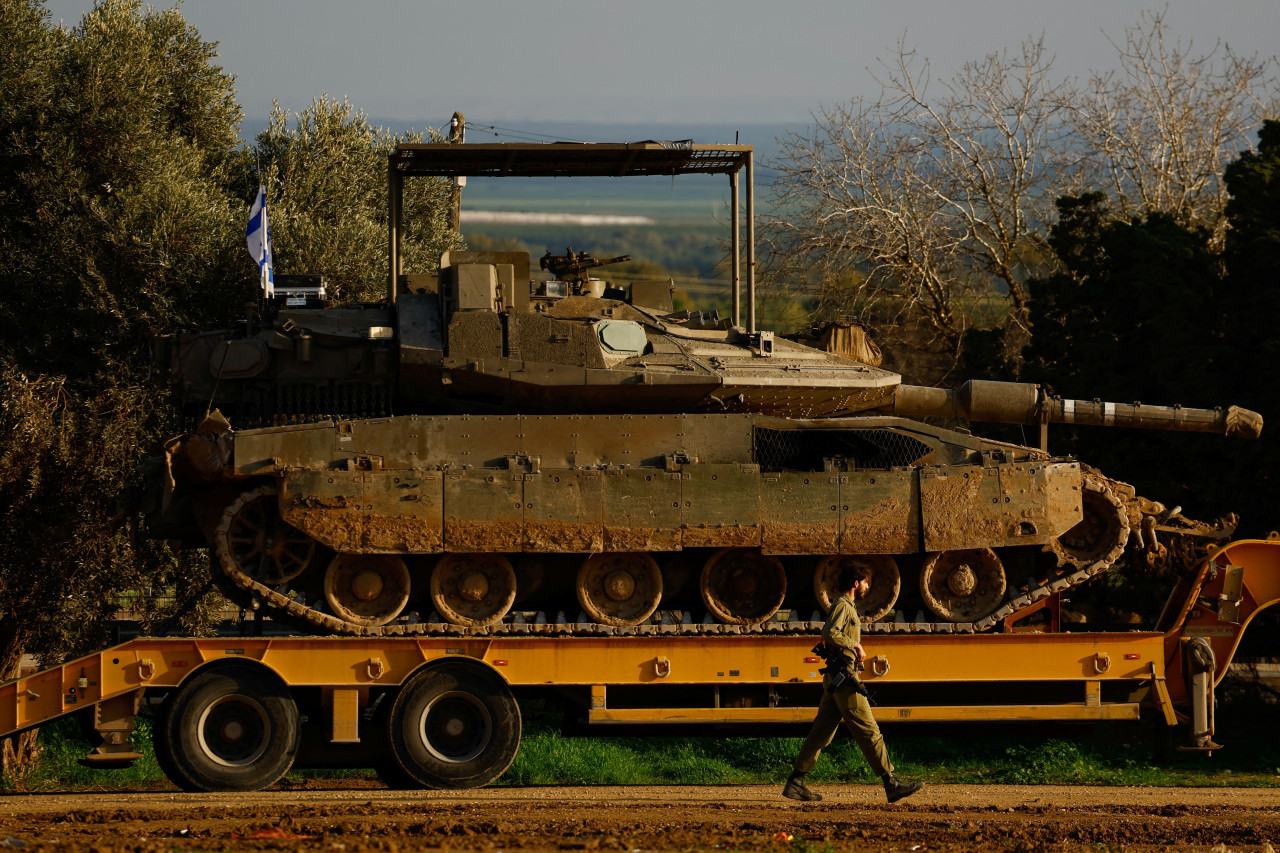 Ejército israelí en Gaza. Foto: Reuters.