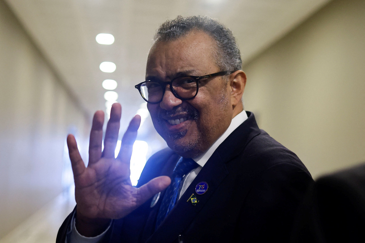 Tedros Adhanom Ghebreyesus, director de la OMS. Foto: Reuters.