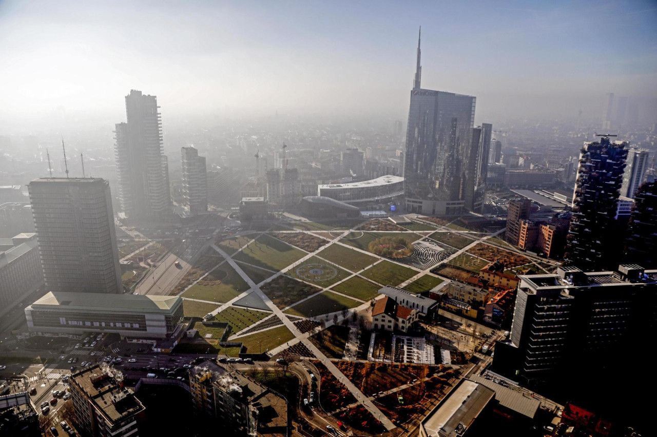 Contaminación en Italia. Foto: EFE.