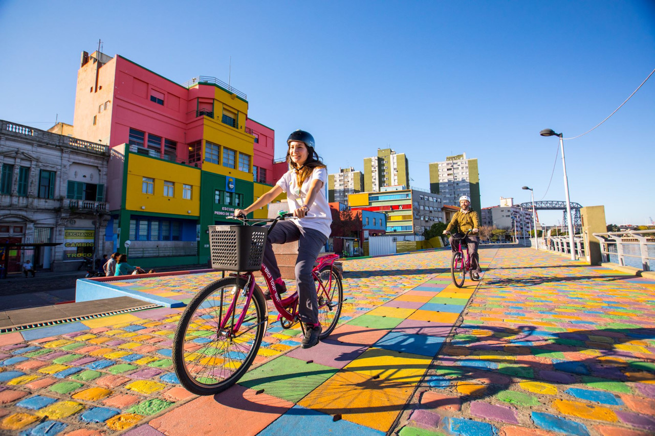 Ciclovías en Buenos Aires. Foto: GCBA.