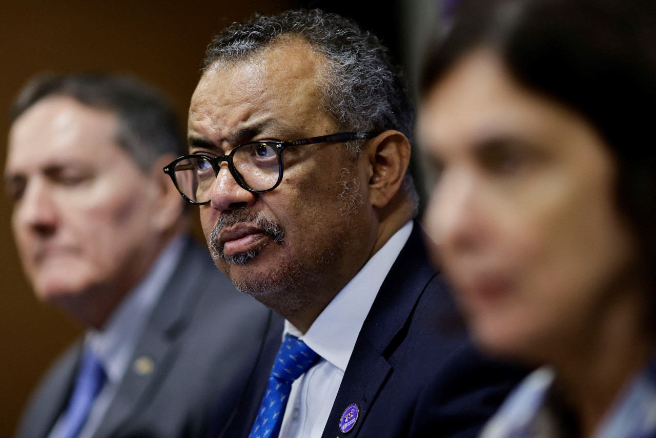 Tedros Adhanom Ghebreyesus, jefe de la OMS. Foto: REUTERS.