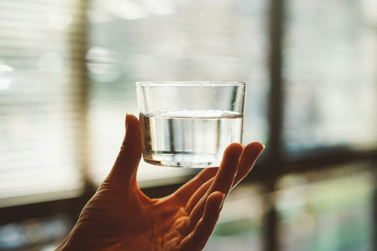 Vaso con agua. Foto: Unsplash