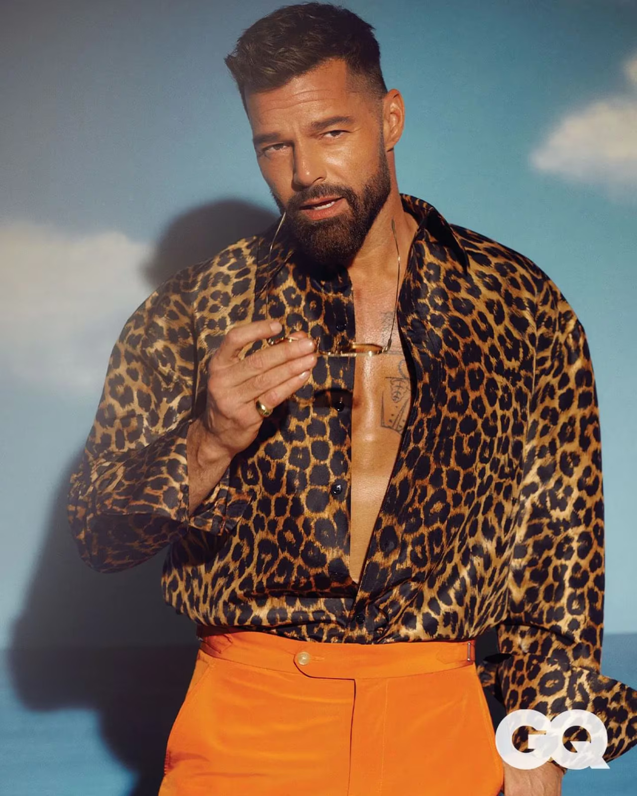 La producción de fotos de Ricky Martin. Foto: Instagram/@gqmexico