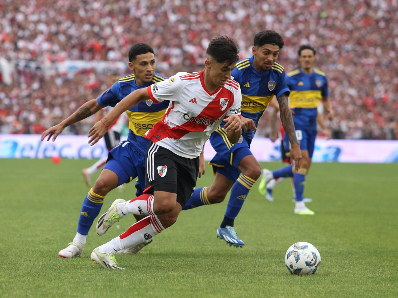 Pablo Solari; River Plate vs. Boca Juniors. Foto: NA.