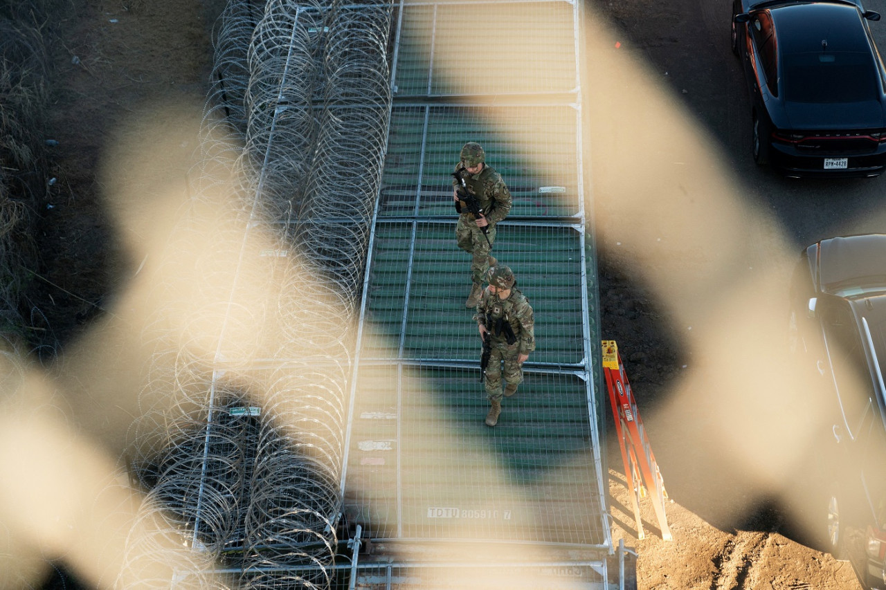 Eagle Pass; frontera EEUU-México. Foto: Reuters