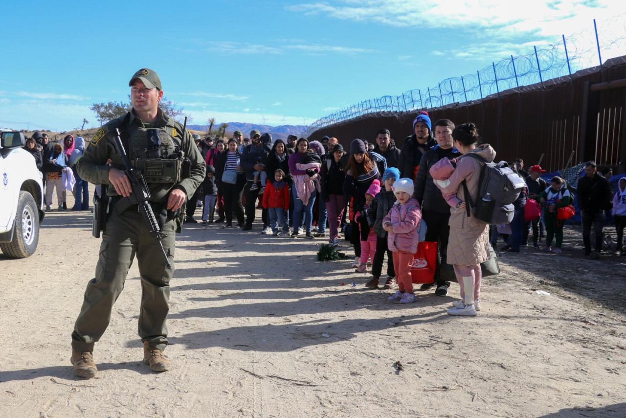 Inmigrantes en EEUU. Foto: EFE