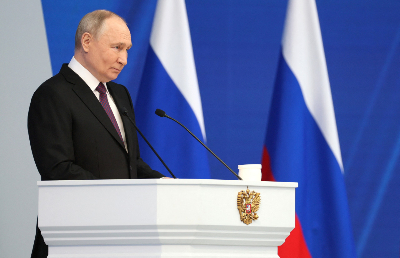 Vladimir Putin, presidente de Rusia. Foto: Reuters.