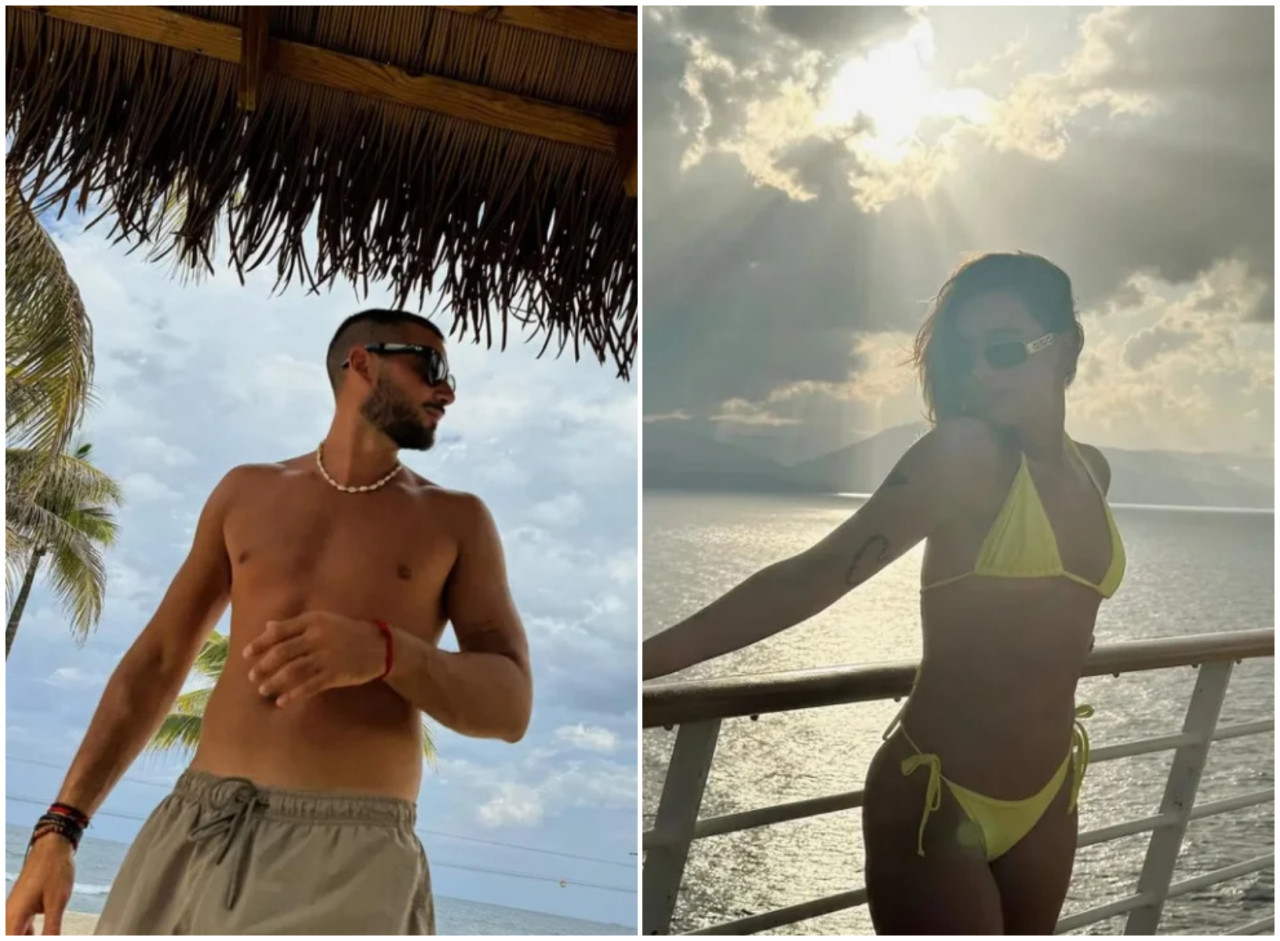 Románticas vacaciones de Flor Jazmín y Nico Occhiato. Foto: Instagram.