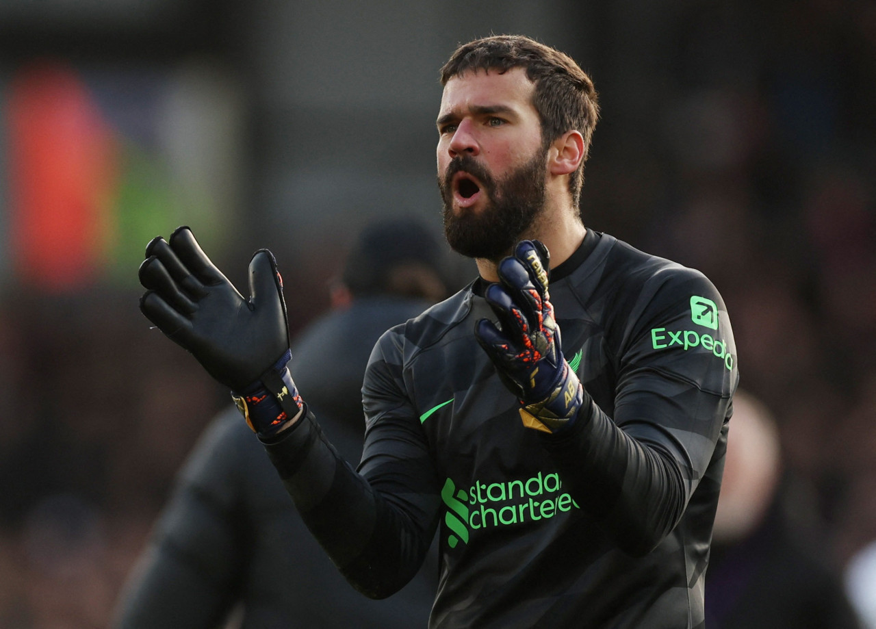 Alisson, arquero. Foto: Reuters