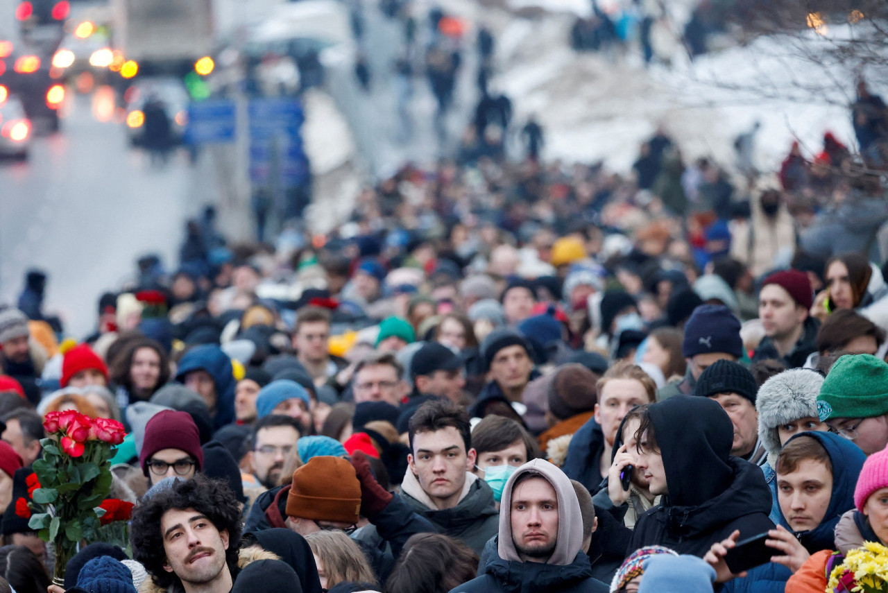 Funeral de Navalny. Foto: Reuters