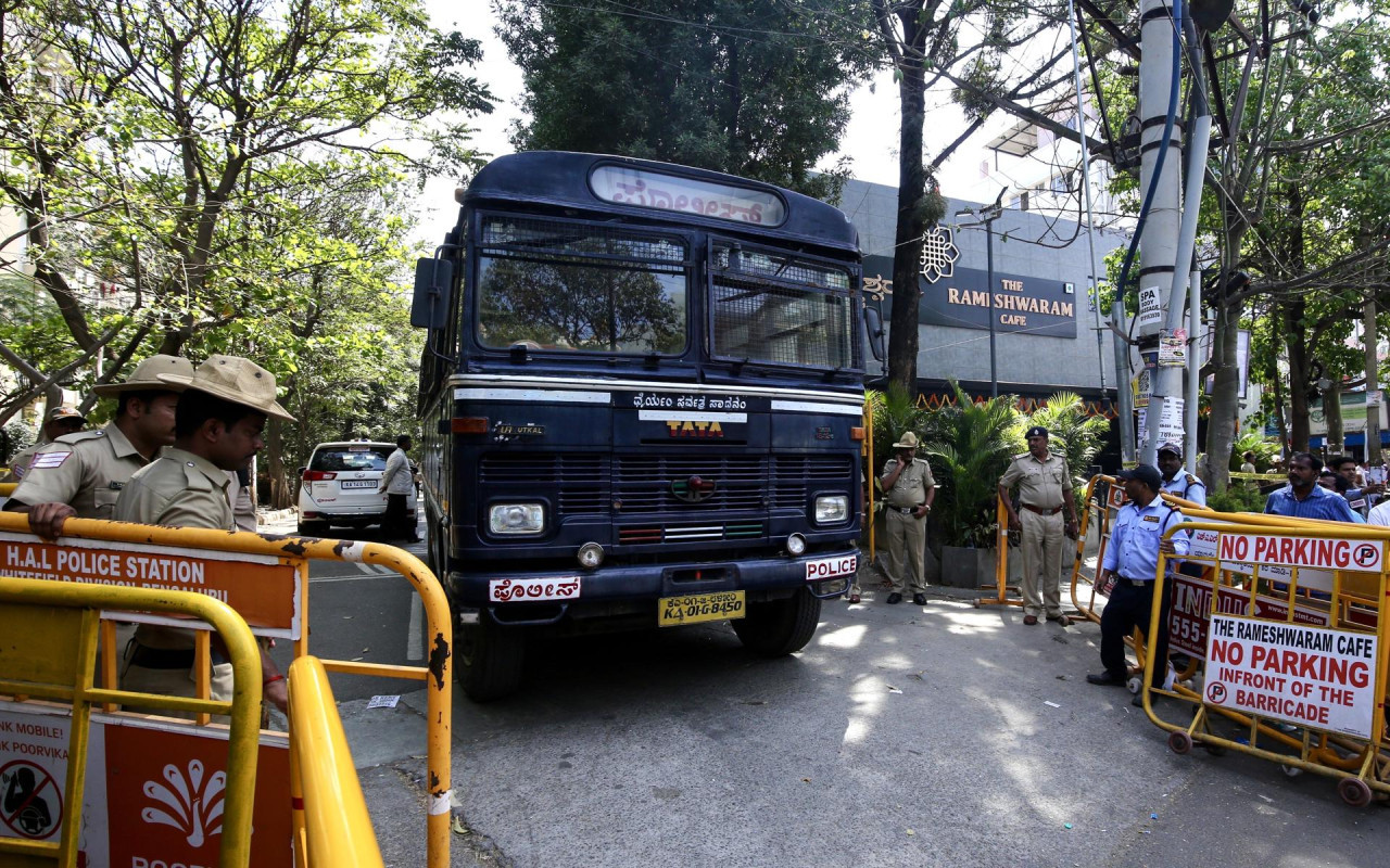 Policía de la India. Foto: EFE.