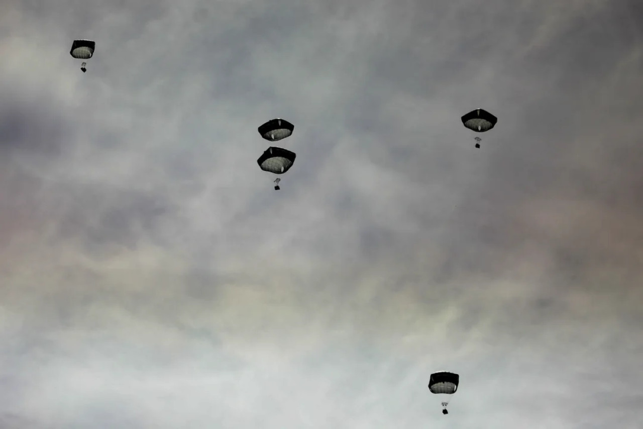 Ayuda humanitaria en Gaza. Foto: Reuters