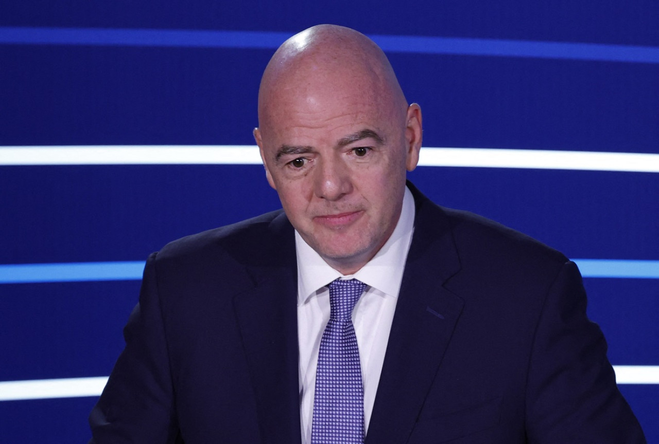 Gianni Infantino, presidente de la FIFA. Foto: Reuters.