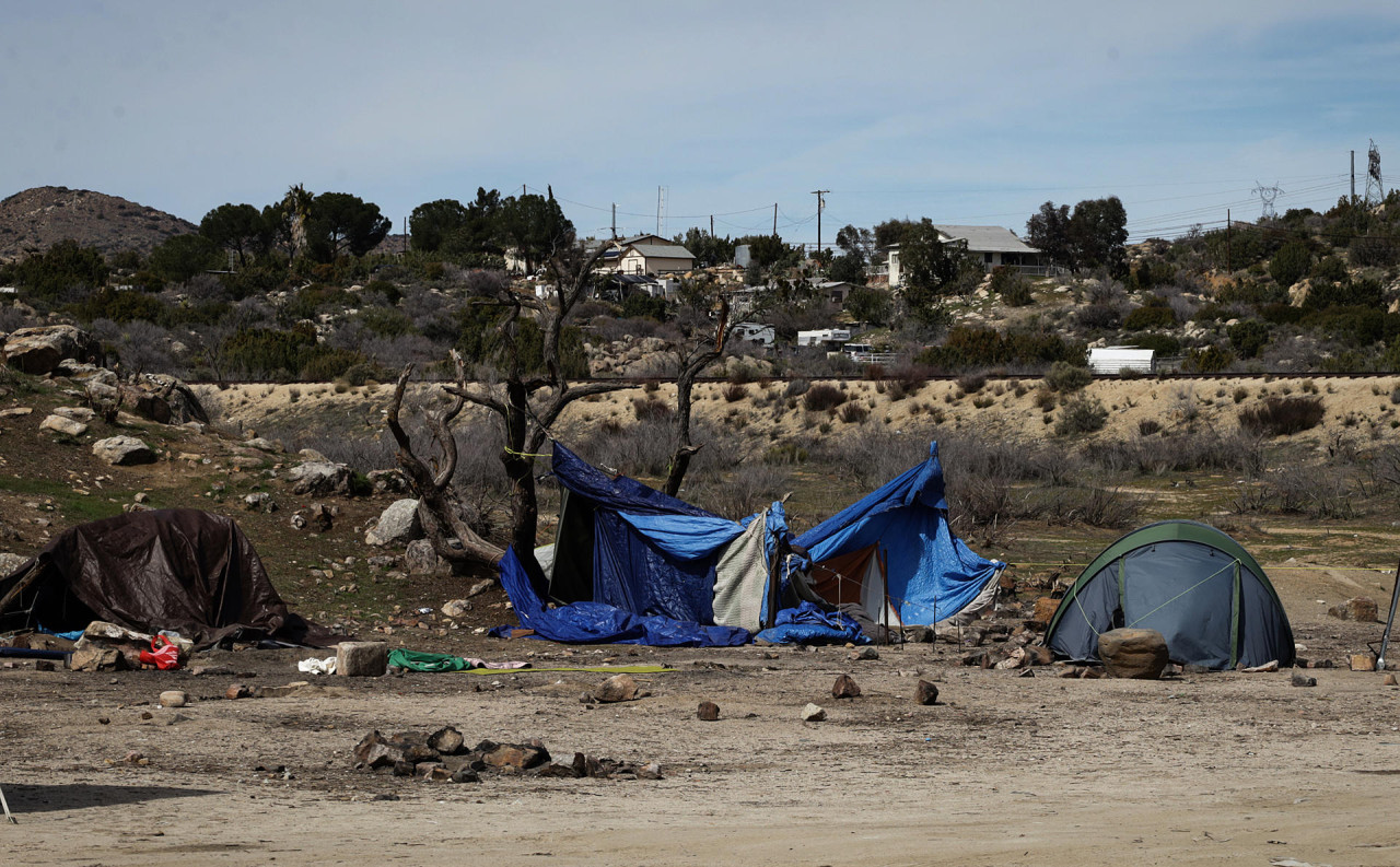 Migrantes en Tijuana, México. Foto: EFE.