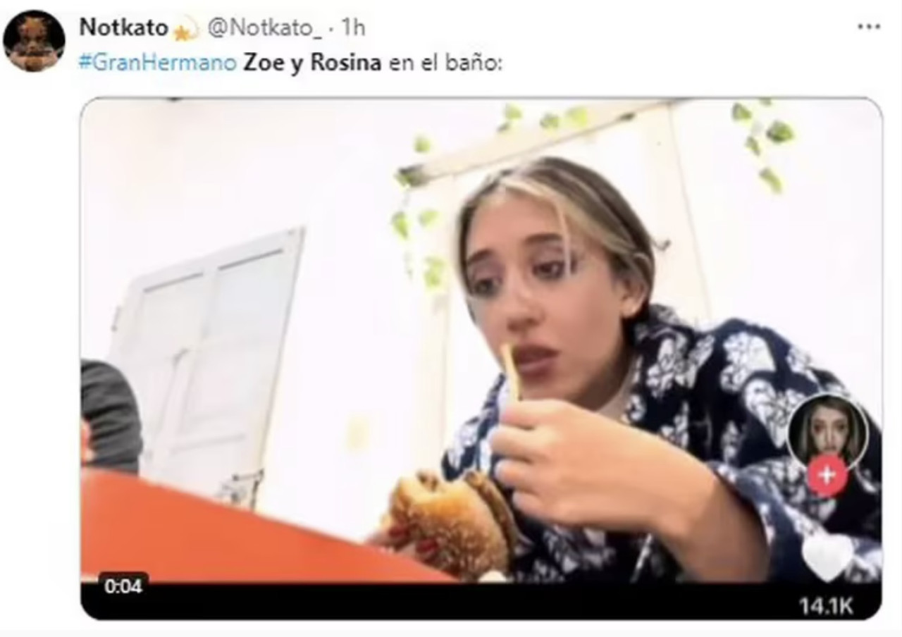 Memes de Zoe y Rosina. Foto X.