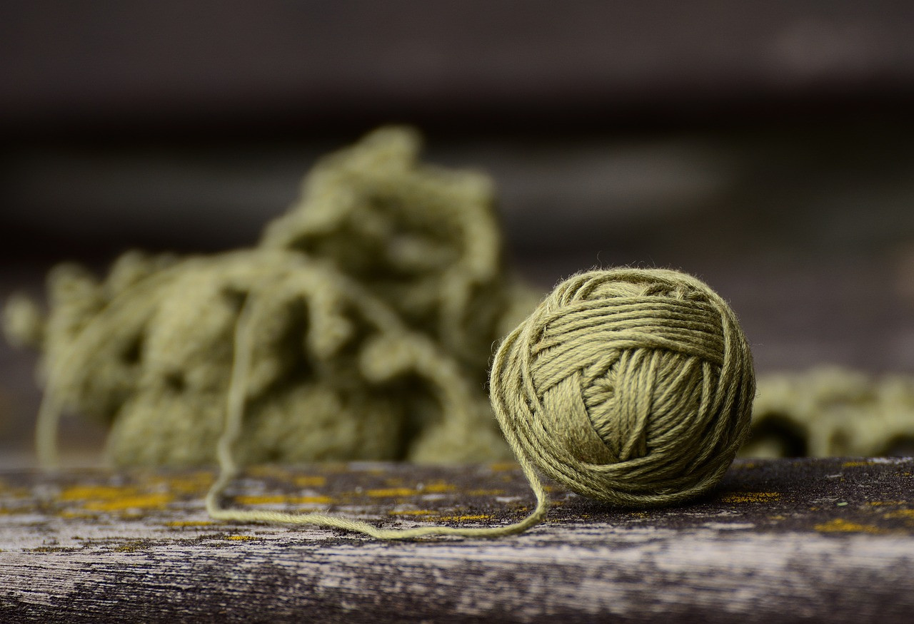 Tejer, lana, hacer crochet. Foto Pixabay.