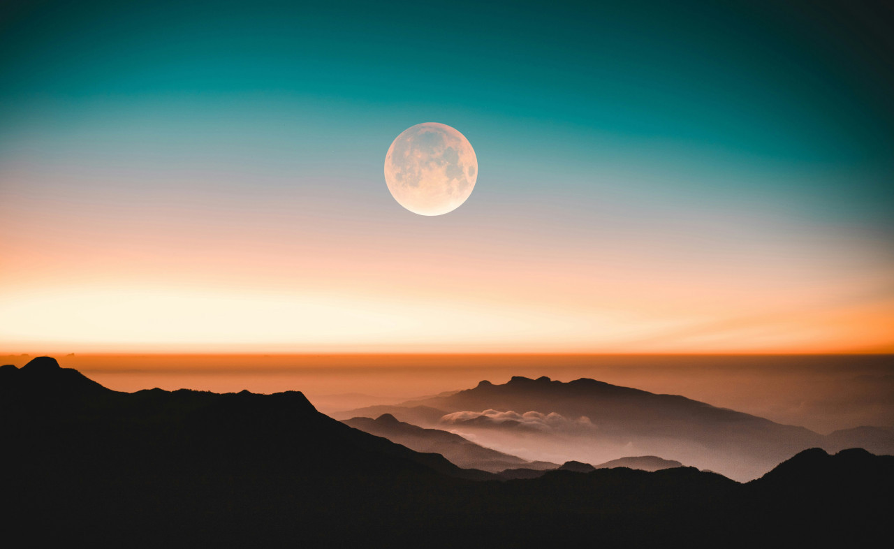 Luna llena. Foto: Unsplash