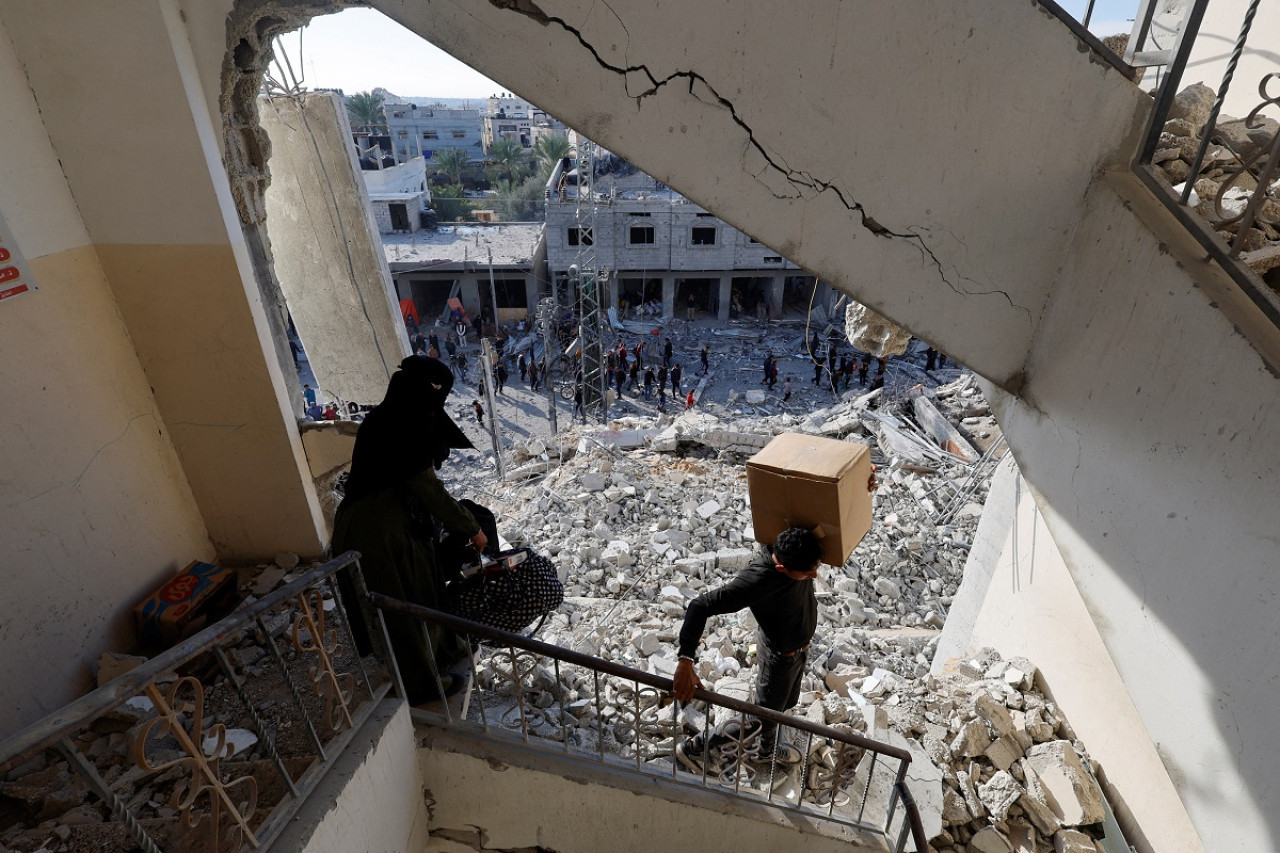 Destrucción en Gaza. Foto: Reuters.