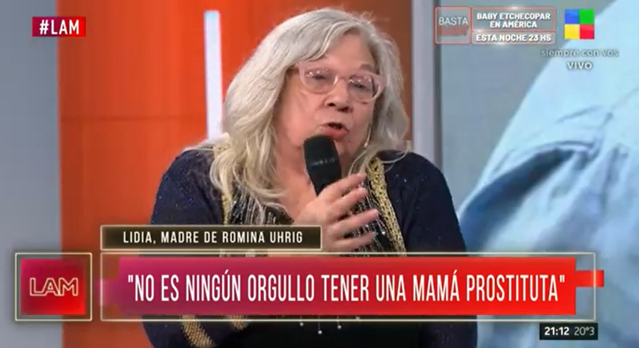 Fuertes declaraciones de la madre de Romina Uhrig. Foto: captura LAM.