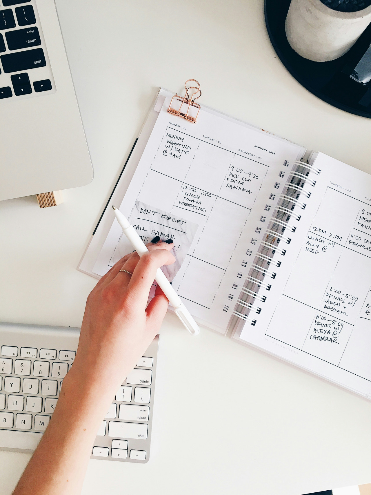 Productividad, organización. Foto: Unsplash.