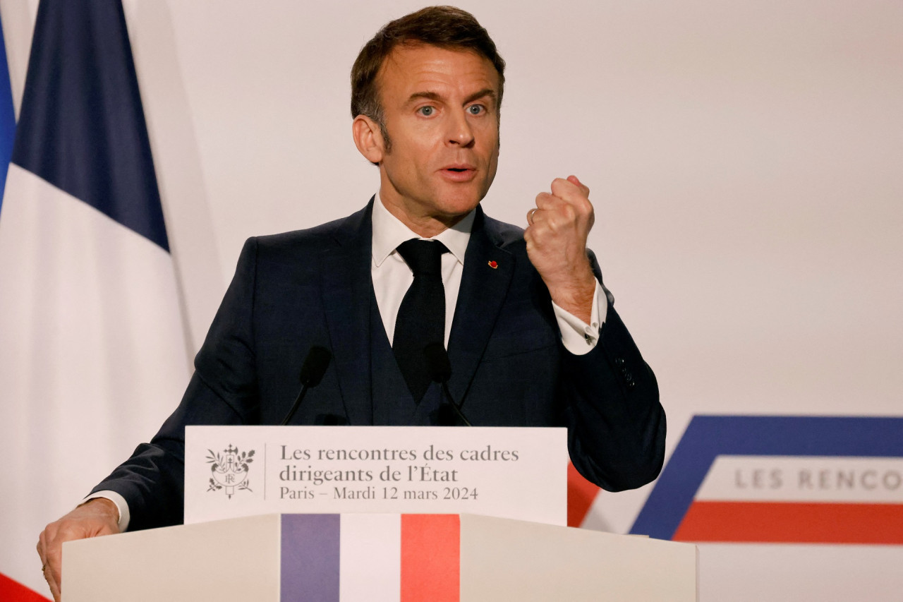 Emmanuel Macron, presidente de Francia. Foto: Reuters