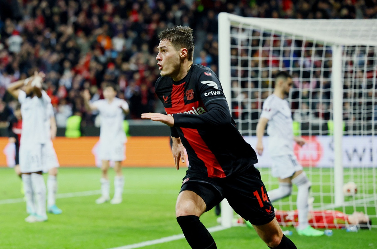 Patrick Schich; Bayer Leverkusen. Foto: Reuters.