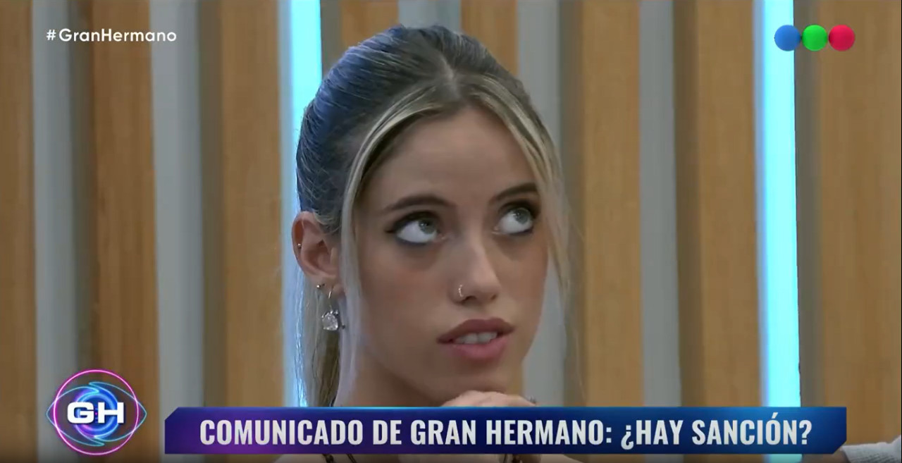 Denisse de Gran Hermano fue sancionada. Foto: Captura.