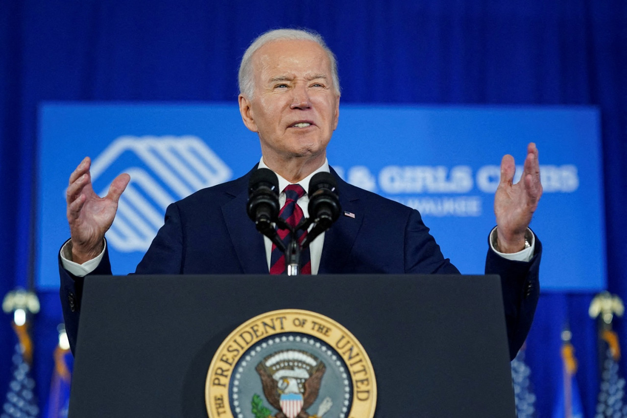 Joe Biden, presidente de Estados Unidos. Foto: Reuters