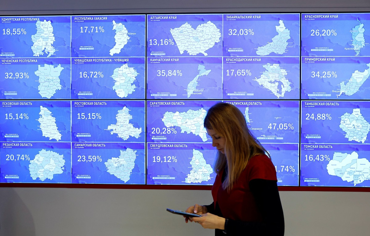 Elecciones presidenciales en Rusia. Foto: Reuters.