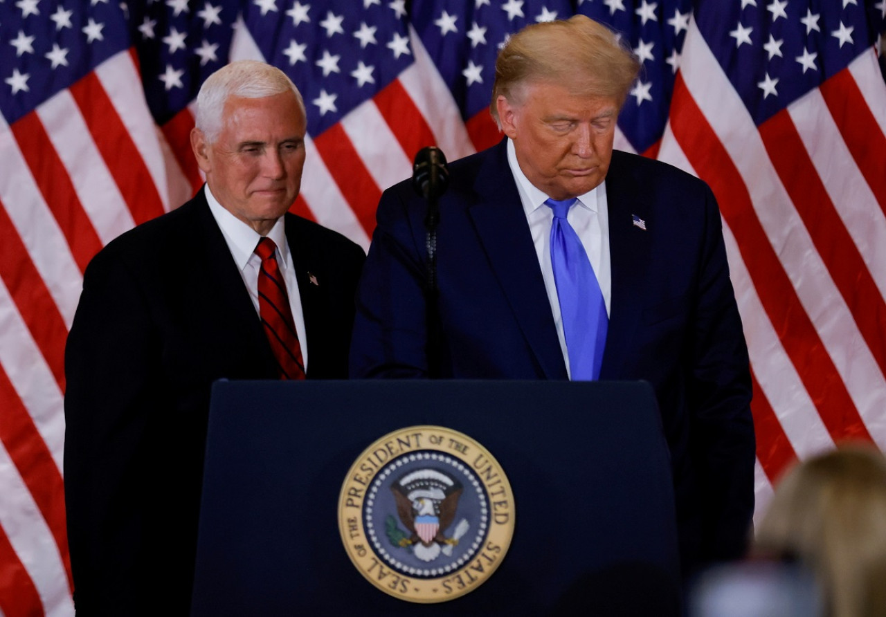 Mike Pence y Donald Trump. Foto: Reuters.