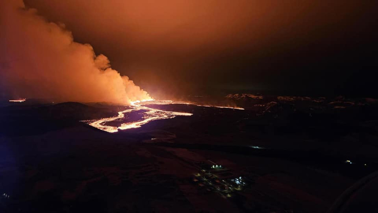 Erupción volcánica en la península de Reykjanes, Islandia. EFE