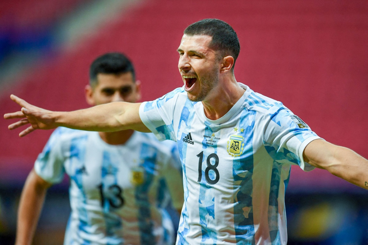 Guido Rodríguez; Selección Argentina. Foto: NA.