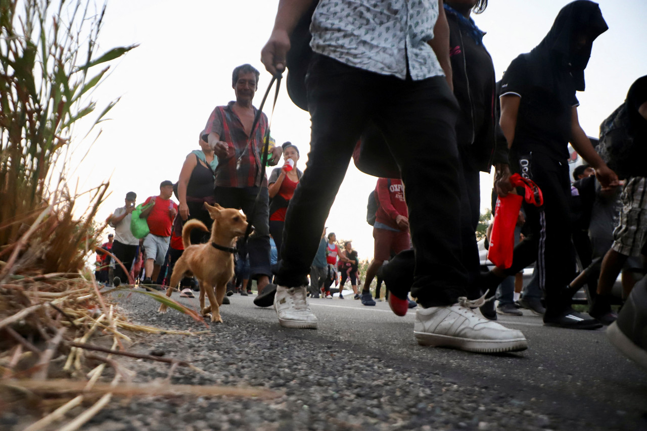 Migrantes en Texas. Foto: Reuters