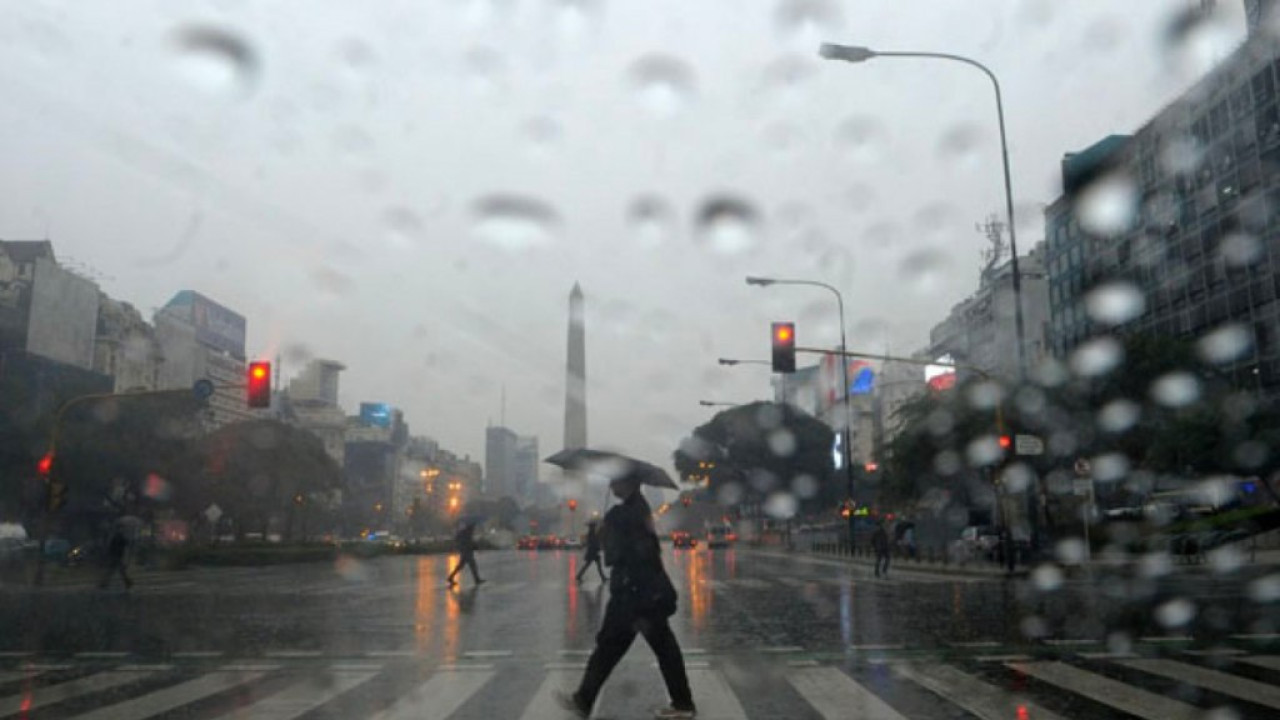 Fuertes tormentas en Buenos Aires. Foto: NA