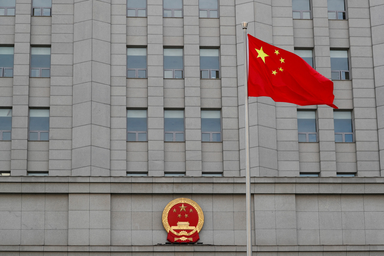 Bandera de china. Foto: Reuters.