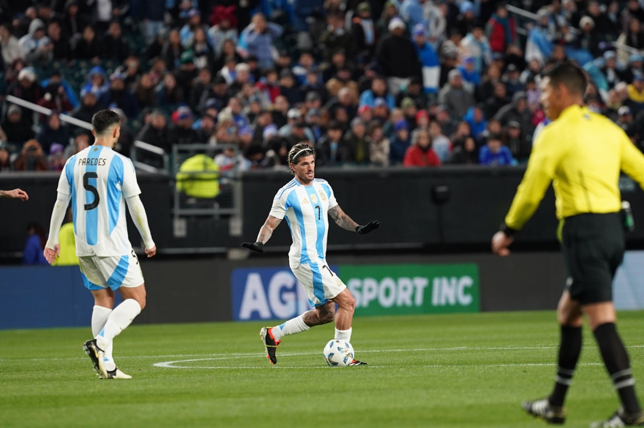 Rodrigo De Paul; Selección Argentina. Foto: NA.