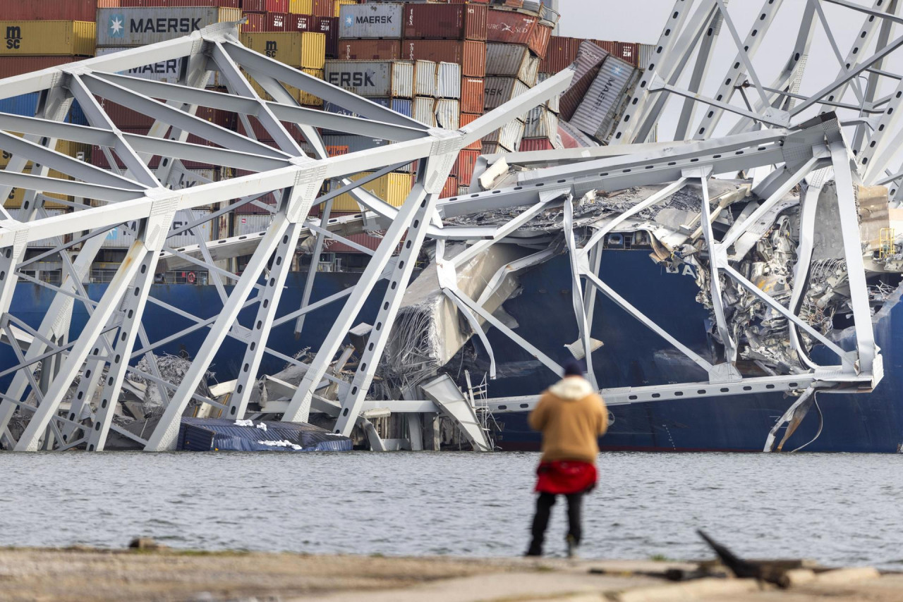 Puente de Baltimore. Foto: EFE.