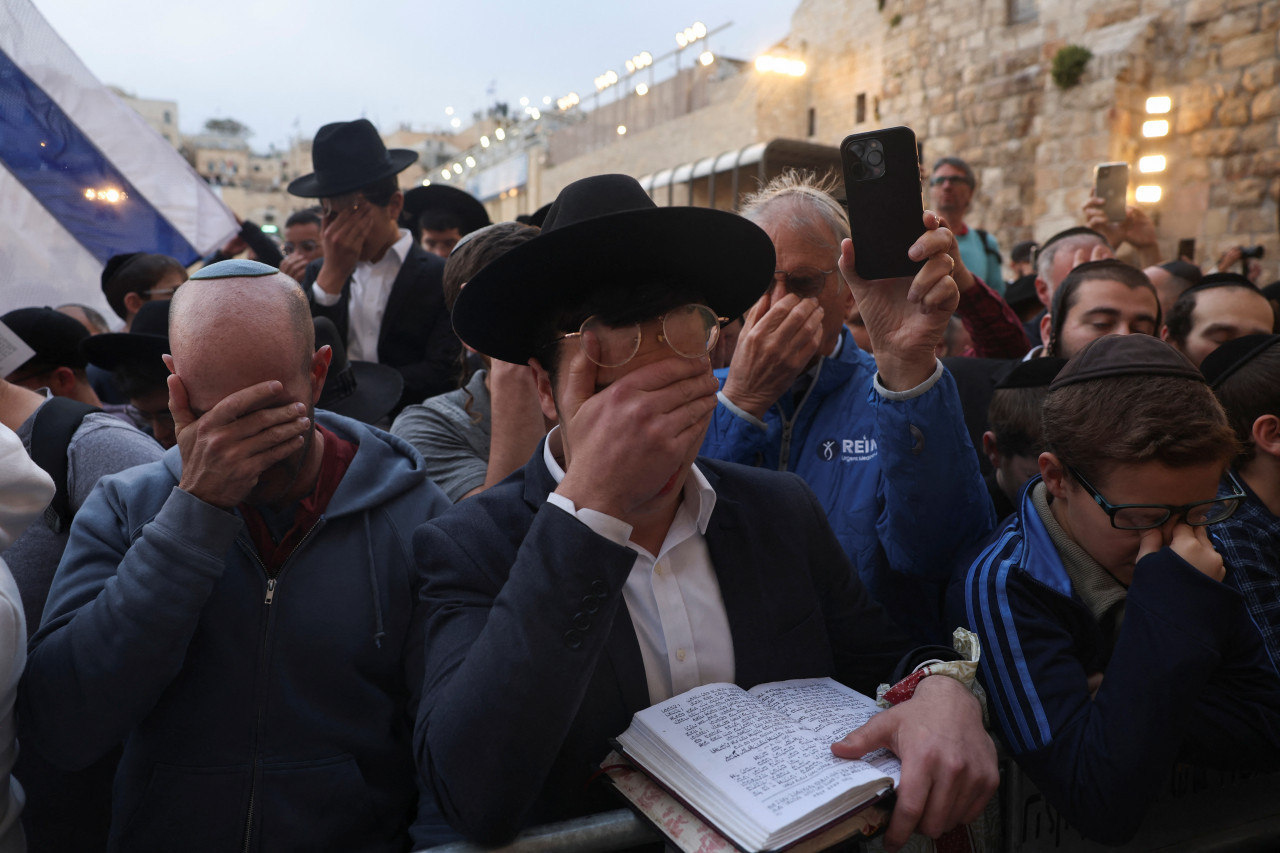 Ultraortodoxos en Israel. Foto: Reuters.