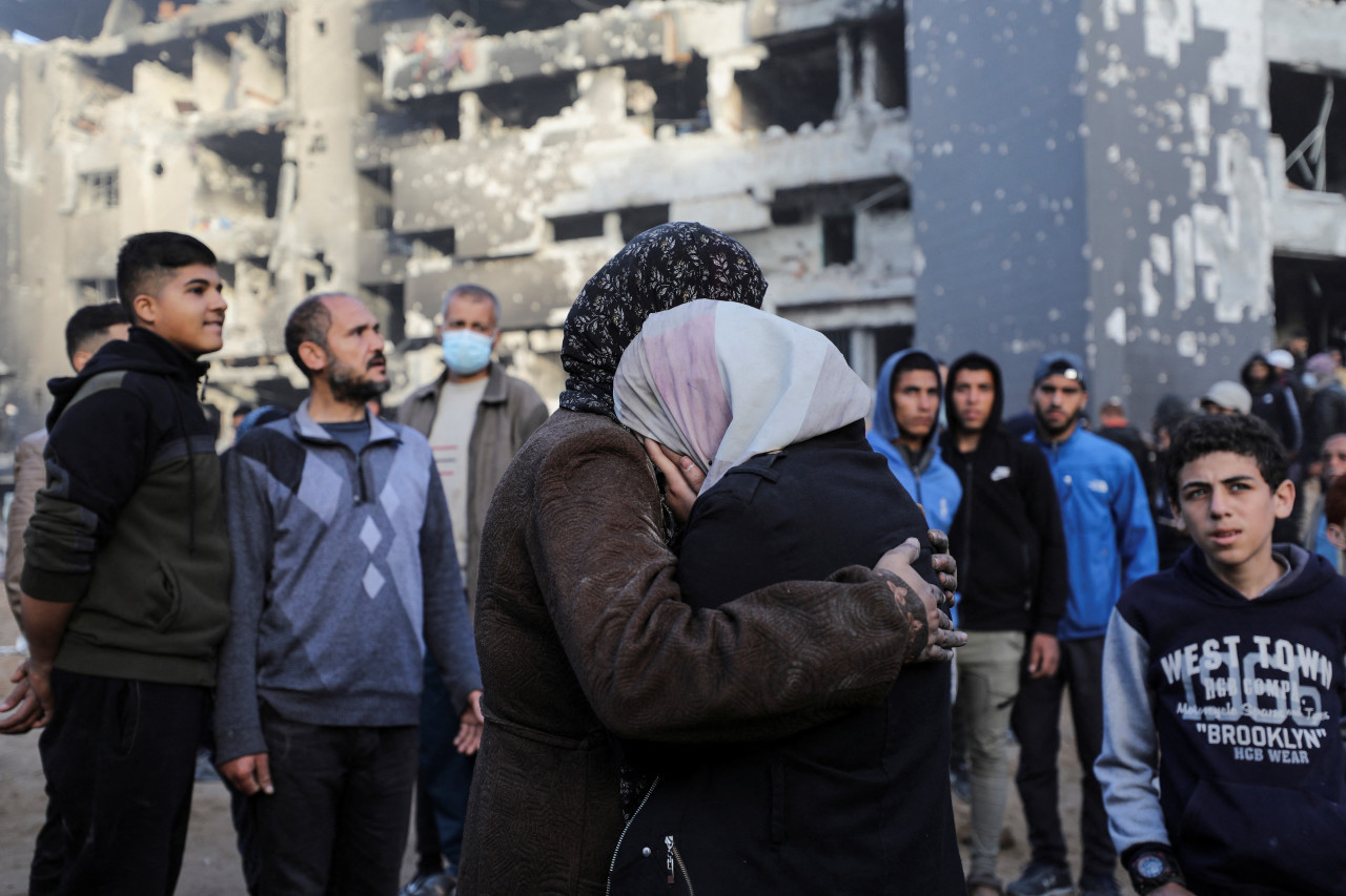 Destrucción del hospital Al Shifa, Franja de Gaza. Foto: Reuters.