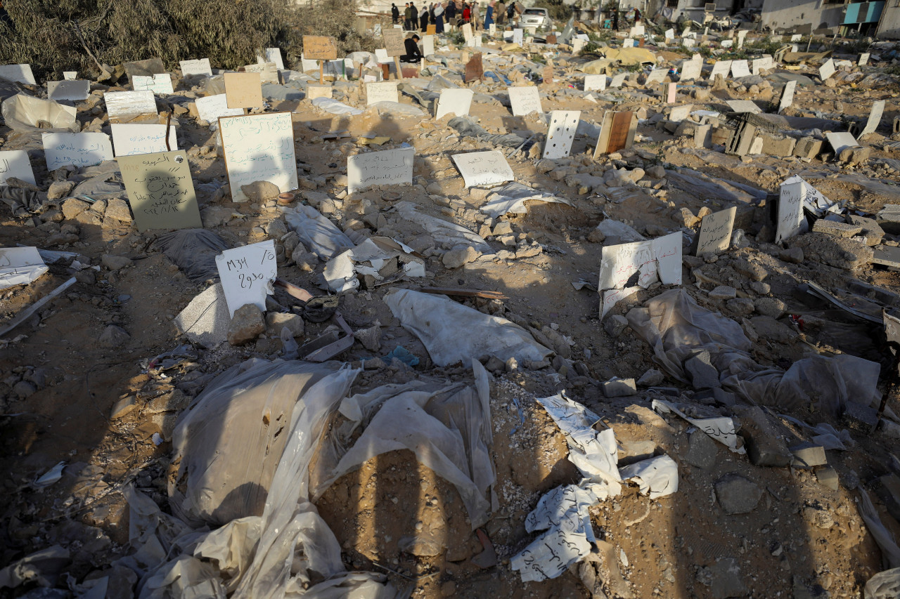 Destrucción del hospital Al Shifa, Franja de Gaza. Foto: Reuters.