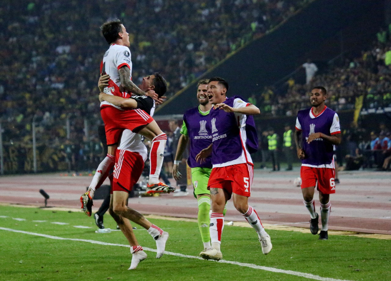 Fútbol - Copa Libertadores - Grupo H - Deportivo Táchira v River Plate - Estadio Polideportivo de Pueblo Nuevo, San Cristóbal, Venezuela - 2 de abril de 2024 . NA