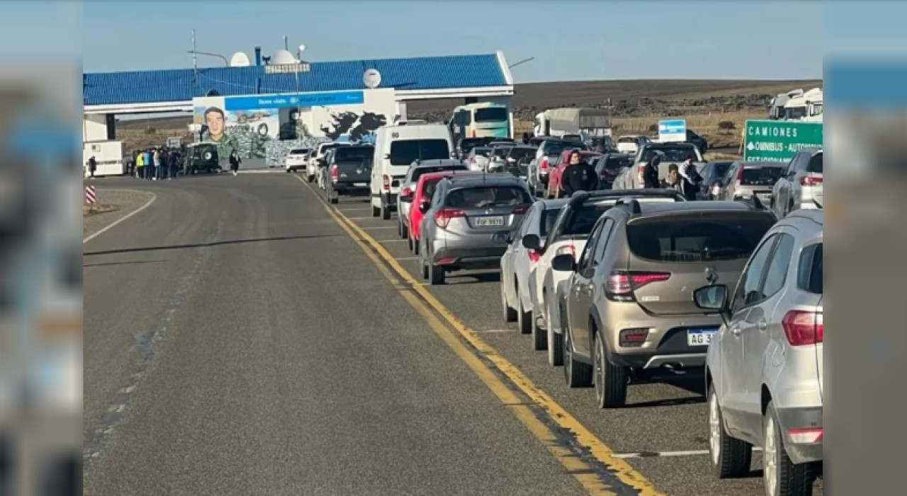 Turistas argentinos en Chile. Foto: NA.